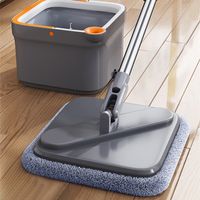 Floor Buffers Parts Joybos Spin Mop with Bucket Hand Free Sq...