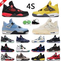 Jumpman 4 Retro University Blue Basketball Shoe 4s Taupe Haue White Cement Sail Back Cat Mens Trainer Outdoor Sports Contiekers