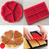 Stampi da forno forno a temperatura ad alta temperatura stampo silicone waffle waffle fornaio per cucina per la casa
