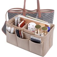 Kosmetiktaschen Fälle Mode Frauen und Make -up -Organisator Filzeinsatz für Handtaschen -Stoff Innere Passend zu verschiedenen Marke 220901