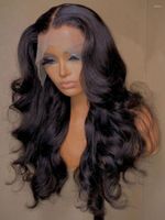 Body Wave Spitzenfront menschliches Haar Per￼cken lose gl￼hlos 30 Zoll 13x4 Brasilianer Remy 4x4 Verschluss f￼r schwarze Frauen