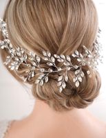 Coiffes Bridal Righestone Bandband Hair Vine Wedding Tiara ACCESSOIRES SILT