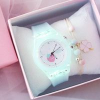 Wristwatches Children Silicone Strap Watches Electronic Colo...