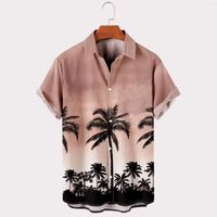Men' s Casual Shirts Summer Short Sleeve For Men Hawaii ...