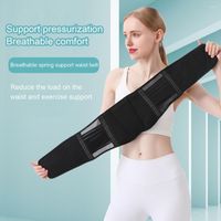 Soporte de cintura Entrenamiento reflectante Cintur￳n de sudor lumbar Spring Bellidad Ajustaci￳n Ajustable Fitness Elstiac Cors￩ Cors￩ SHAPER