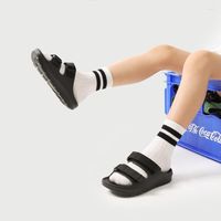 Slipper 2022 повседневная мода детская обувь Eva Sole Antiskid открытые пляжные слайды Портативные летние детские сандалии тапочки для девочек для мальчиков