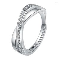 Wedding Rings 2022 Classic For Women Fashion Two Tone X Shap...