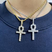 Chains Pendant Gold Silver Color Hip Hop Jewelry Necklaces H...