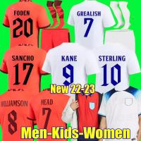2022 2023 Мид Футбольный Джерси Кейн Стерлинг Рашфорд Санчо Грелиш Маунт Фоден Сака 22 23 Национальная футбольная рубашка национальной сборной Англии женщин мужчина детские комплекты