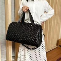 Classic PU Leather Duffle Bags Large Capacity Womens Handbag...