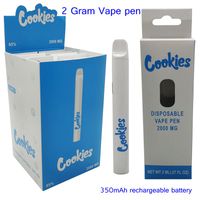 2 Gram Disposable Vape Pen Cookies 350mAh Rechargeable Batte...