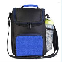 Storage Bags Insulated Dual Compartment Lunch Bag For Men Wo...