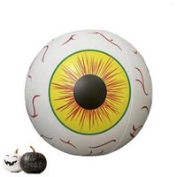 Flores decorativas de Halloween ocular inflável decorações ao ar livre acendem infláveis ​​LED remoto