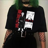 Magliette da donna Tokyo Revengers Anime Shirt Women Casual Harajuku Tee T-shirt femmina Estate 2022 Woman Giappone vestiti
