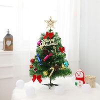 Decorações de Natal Mini Árvore de Desktop Merry for Home 2022 Ornamentos de Natal Presentes Noel Navidad
