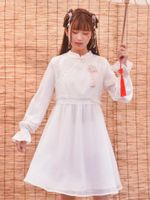 فساتين غير رسمية فستان خرافية 2022 طلاب الربيع الحلو والياباني اللطيف كاواي A-Line Slim Lolita