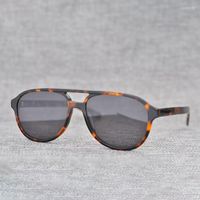 Sunglasses 2022 Korean Style Retro Oval Frame Polarized Sola...