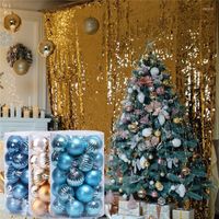 Party Decoration 12cps Boxes Assorted Christmas Ball Ornamen...