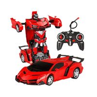 RC Toy Fernbedienungssteuerauto -Spielzeug Hobby Roboter Autos Deformation Transforming Racing Transformation Vehicle Roboter