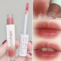 립글로스 광택 유약 긴 지속적인 가벼운 비 스틱 컵 휴대용 방수 매일 사용 선물 여자 여자 Sana889