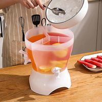 Masa Paspasları Döner Soğuk Su Isıtıcısı Sıkı ile Yaz Evi Buzdolabı meyve suyu limonata çaydanlık yüksek sıcaklığa dirençli