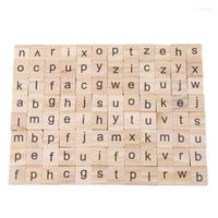 Paintings 100 PCS Children Wooden English Alphabet Puzzle To...