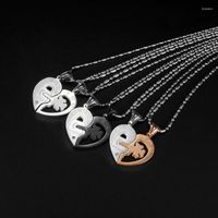 Pendant Necklaces Stainless Steel Couple For Men And Women I...