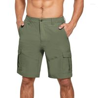 Мужские шорты 2022 Лето сплошной цвет открытые военные брюки Мужские высококачественные бизнес -повседневные плюсы плюс плюс