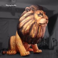 Large Inflatable Bouncers Lion Cartoon Animal Mascot Model 3...