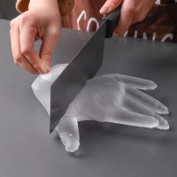 Одноразовые перчатки PTE FIE FOOD CLARD Утолщенное масляно-доказательство водонепроницаемости против кухни для мытья посуды и устойчивая к домашнему износу устойчиво