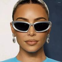 نظارة شمسية steampunk الموضة Goggle نساء نساء رجال شرق شمس نظارات ملونة ظلال نظارات سيدة ركوب النظارات UV400