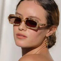 Sunglasses 2022 Fashion Rectangle Women Retro Small Polygon ...