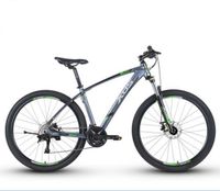 산악 자전거 스포츠 먼지 자전거 알루미늄 합금 프레임 27 가변 속도 시스템 27.5 인치 대형 휠 직경 전면 및 후면 디스크 브레이크