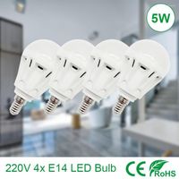 Odada Enerji Tasarrufu LED Ampul 3W/5W E14 Soğuk/Sıcak Beyaz Lampa AC 220V Yüksek Parlak Lamba Pandent Işık Tablo