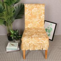 Cubiertas de sillas Patrón elástico de la fiesta de comedor chino Tocado de muebles de bolsas de sofá Spandex #45