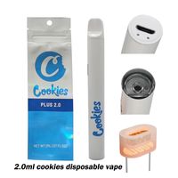 Cookies vazios caneta de vape descartável 2 grama cigarros eletrônicos cigarros espessos canetas de vaporizador de 350mAh kits de partida recarregáveis ​​de bateria