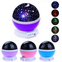 Light Lights Stars Starry Sky LED Galaxy Projector Moon Lamp Battery USB Bedroom Party Party for Children's Light Gift