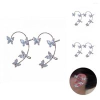 Backs Earrings Jewelry 1 Pair Stylish Elegant Arc Clip Acces...