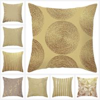 Almohada hojas de oro vintage cover de poli￩ster almohadas de art￭culos para el hogar