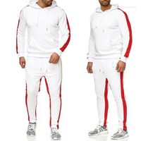 Мужские спортивные костюмы 2022 Мужская случайная спортивная одежда осень/зимняя школьника с капюшоном.