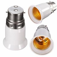 Suportes da lâmpada 5pcs suportes parafuso de parafuso Lâmpada anti-queima LED B22 para E27 Adaptador de conversor durável