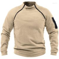 Camisetas masculinas de suéter térmico esportivo de primavera/outono masculino tres