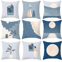 Cuscino moderno moderna luna di luna geometrica copertura geometrica 45x45 cm cuscino da cuscino di divano cuscini decorazioni per la casa minimalista