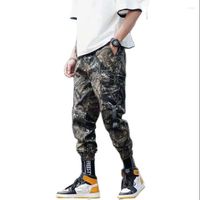 Men' s Pants Ankle- Length Cargo Men Camouflage Fashion C...