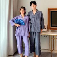 Roupas étnicas Roupas japonesas Pijama Bathrobe Dareuns Sleep Yukata Para adulto Summer Causal Kawaii Moda
