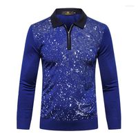 남자 스웨터 OECHSLI 스웨터 울 남성 2022 따뜻한 스트레이트 탄력성 패션 캐주얼 고품질 지퍼 큰 크기 M-5XL