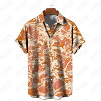 Herren Casual Shirts Street Standard-Fit Free Fashion Japaner Sommer 2022 Kit Button Up Sale European Urban Style Hippie Schöne Muster