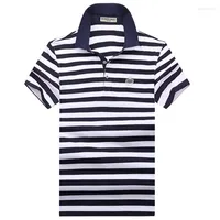 رجال Polos 10xl عالي الجودة قميص مخطط القمصان القمصان 2022 القطن غير الرسمي camisa masculina hombre