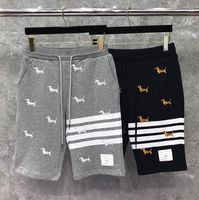 Мужские шорты 2022 модная бренда повседневная мужчина летние хлопковые спортивные брюки щенка