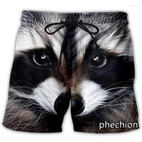 Men' s Shorts Phechion Men Women Animal Raccoon 3D Print...